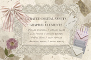 Vintage Coquette Archive, a Background Graphic by Nadia Semyroz (Thumbnail 1 of 12)