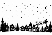 Christmas Sky Vector Collection, an Illustration by jahid234 (Thumbnail 17 of 20)