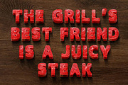 Row Meat Font, a Handwritten Font by Handmadefont (Thumbnail 4 of 10)