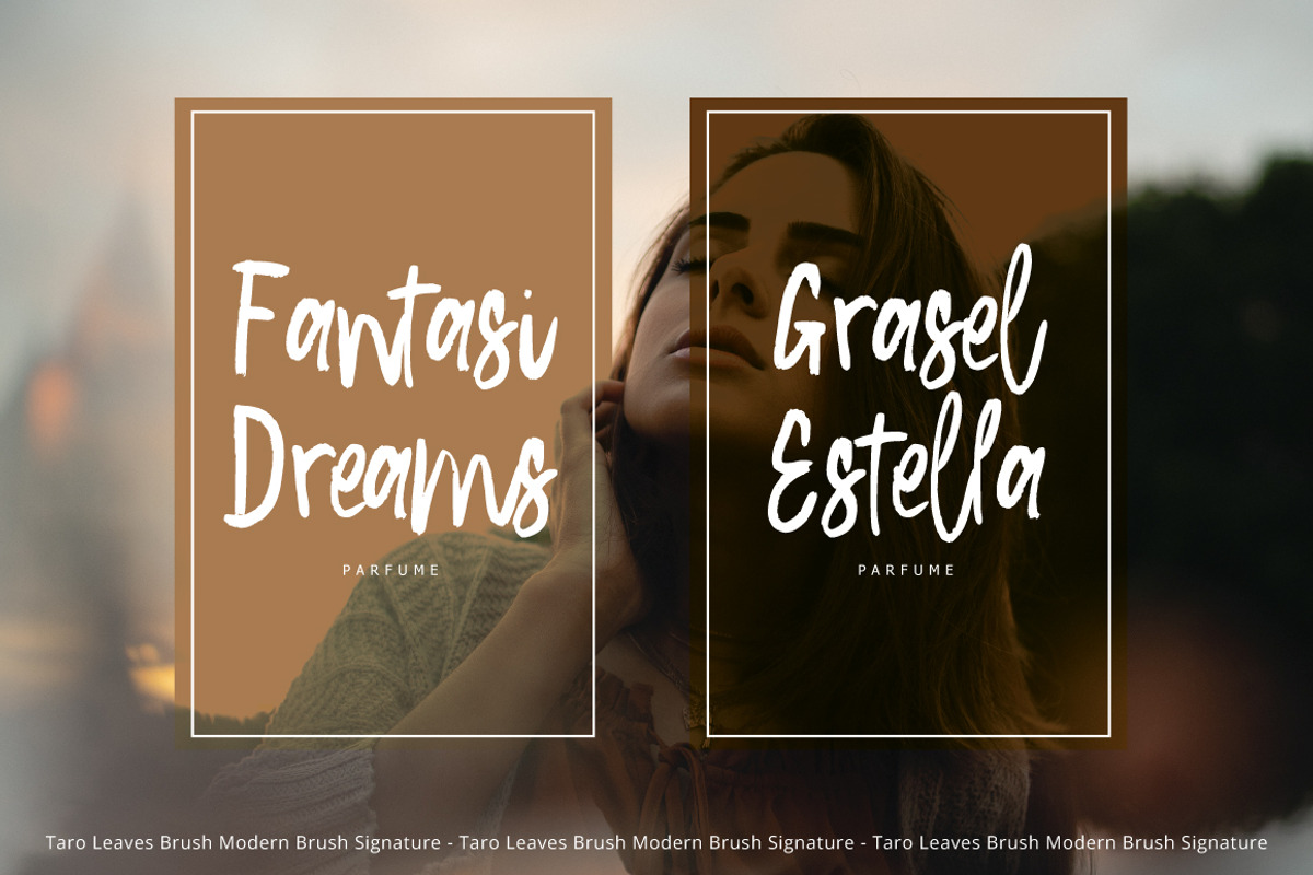 Taro Leaves - Brush Signature, a Handwritten Font by tebaltipislab (Photo 8 of 9)