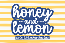 Honey and Lemon - Handwritten Font