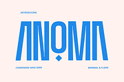Anoma - Minimal Condensed Sans Serif, a Sans Serif Font by Grontype (Thumbnail 1 of 8)