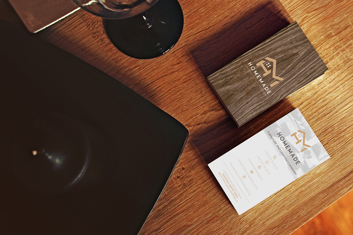 Wooden Business Card Pack [Vertical], a Business Card Template by Nikolozgraphic (Photo 5 of 9)