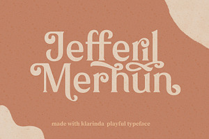 Klarinda Playful Serif Font