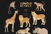 Jungle Bundle, an Animal Illustration by TheCuteShop (Thumbnail 10 of 16)