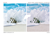 Beach Vibes Mobile Lightroom Presets, an Action Add-On by Filtercrave (Thumbnail 4 of 11)