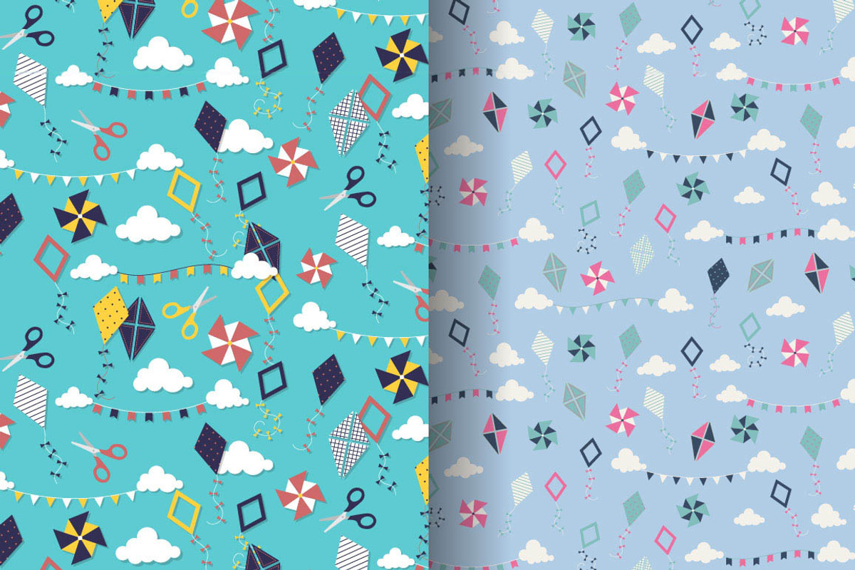 Kites, a Pattern Graphic by merion_merion (Photo 5 of 8)