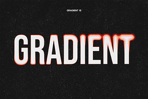 Gradient Blur Text Effect