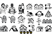 Home Repair Tools And Family, an Illustration by designvectx (Thumbnail 2 of 3)