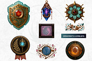 Steampunk Botanical Expedition PNG, a Decorative Illustration by ThatsDesignArt (Thumbnail 7 of 10)