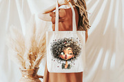 Makeup girl clipart, an Illustration by Libby Wishes (Thumbnail 5 of 7)