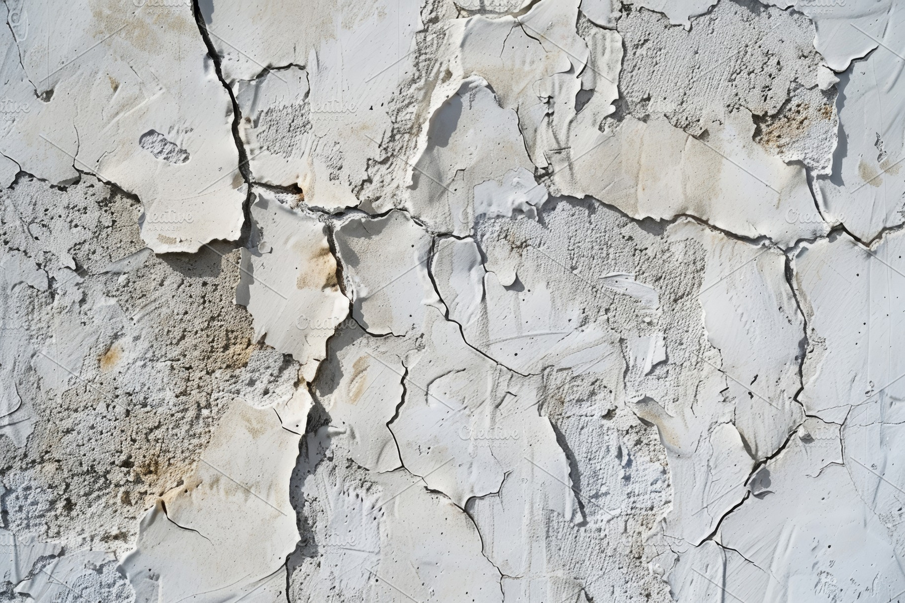 A white wall with peeling paint, rev, a Photo by Iftikhar Alam