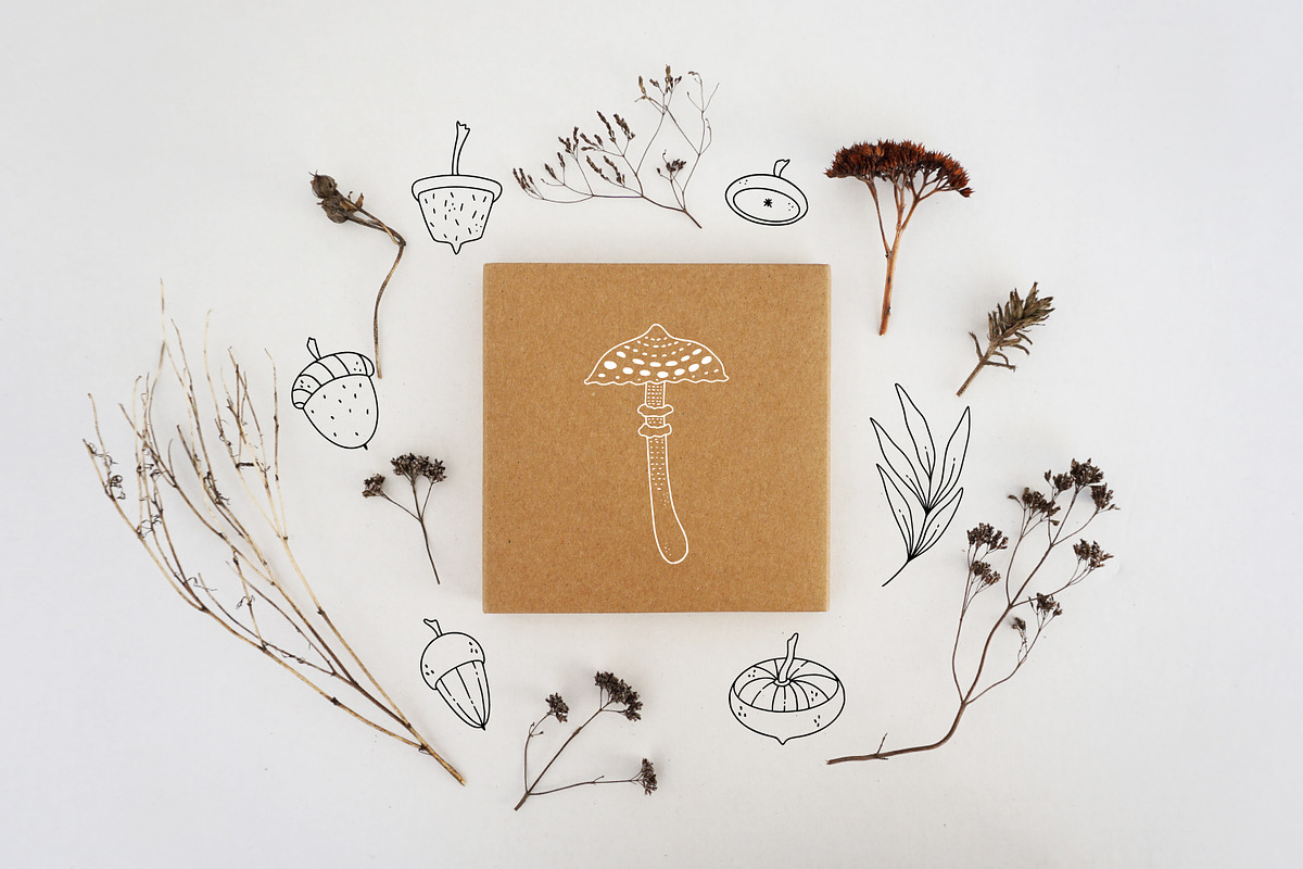 FALL DOODLES. EPS, PNG., an Illustration by Sentimental postman (Photo 3 of 14)
