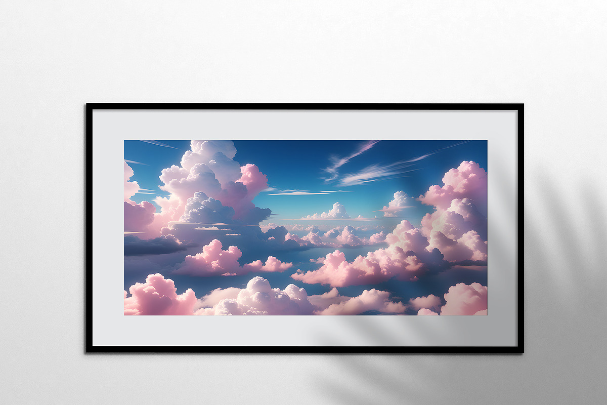 #008 Pink Clouds Sky Collection, a Decorative Illustration by amoncreate (Photo 12 of 15)
