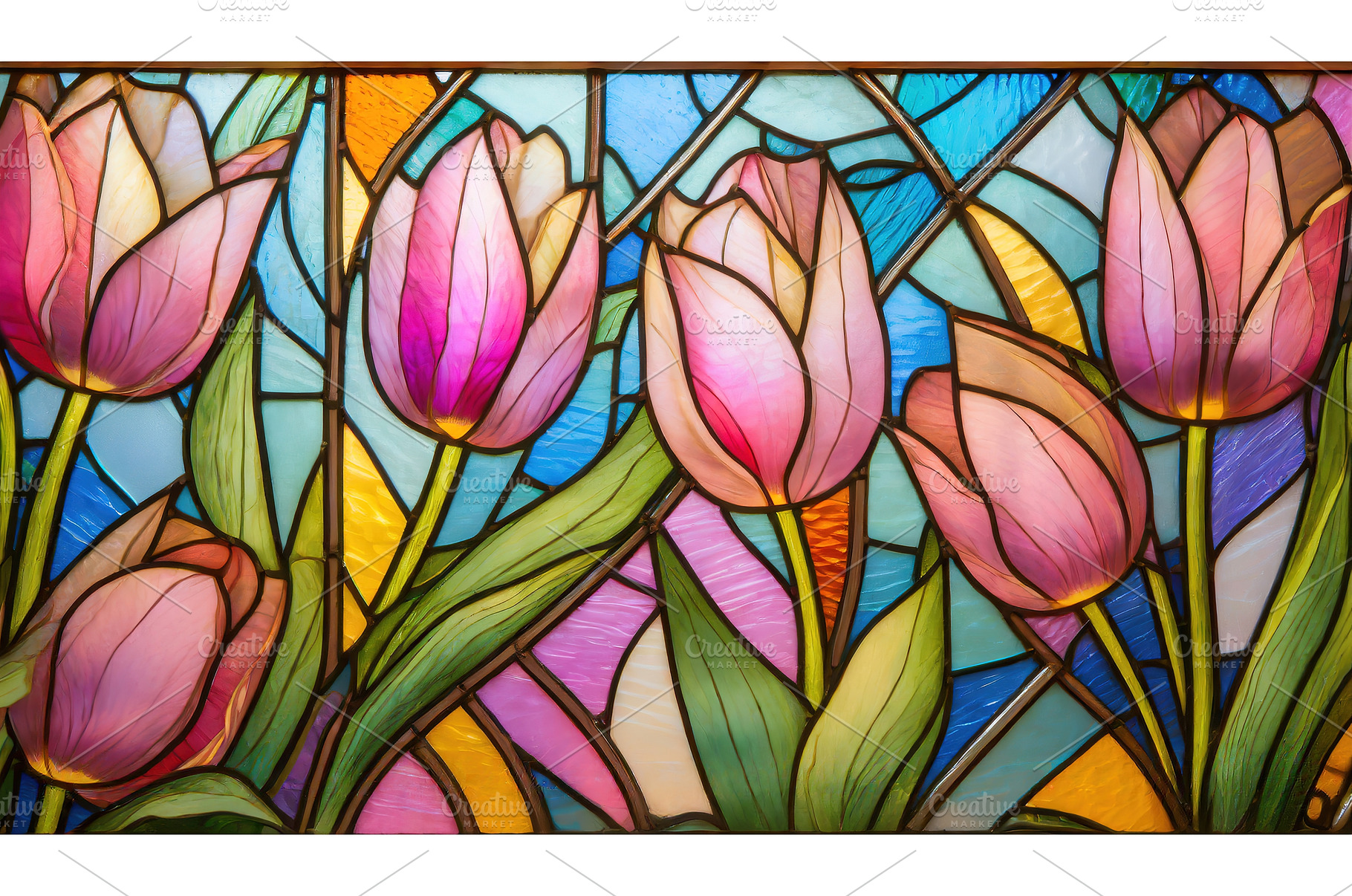 A vivid stained glass window, a Nature Photo by Igor Tichonow