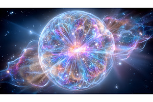 Relativistic jets emanating from a, a Background Photo by ZinetroN
