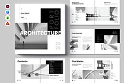 Square Architecture Portfolio Design, a Brochure Template by Spark_Creative (Thumbnail 1 of 14)
