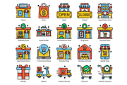 85 Retail and Shopping Icons, an Icon by Flat Icons (Thumbnail 3 of 10)