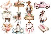Western Boho Wedding Clipart, an Illustration by Designworld (Thumbnail 4 of 6)
