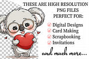 Alentine Whimsical Animals Set, an Illustration by Daily.Designs (Thumbnail 2 of 7)