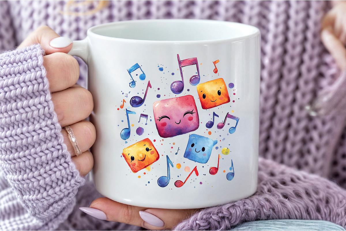 Musical Notes Clipart Bundle, an Illustration by DreamCafeArt (Photo 8 of 9)