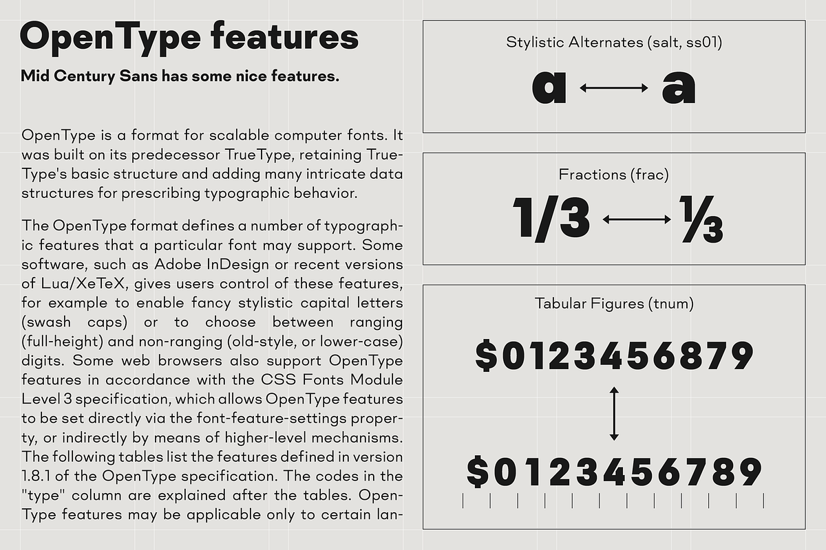 Mid Century Sans, a Sans Serif Font by Dharma Type (Photo 4 of 12)