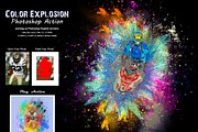 Color Explosion Photoshop Action, an Action Add-On by Studio Retouch (Thumbnail 1 of 12)