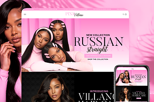 Pink Villano Shopify theme