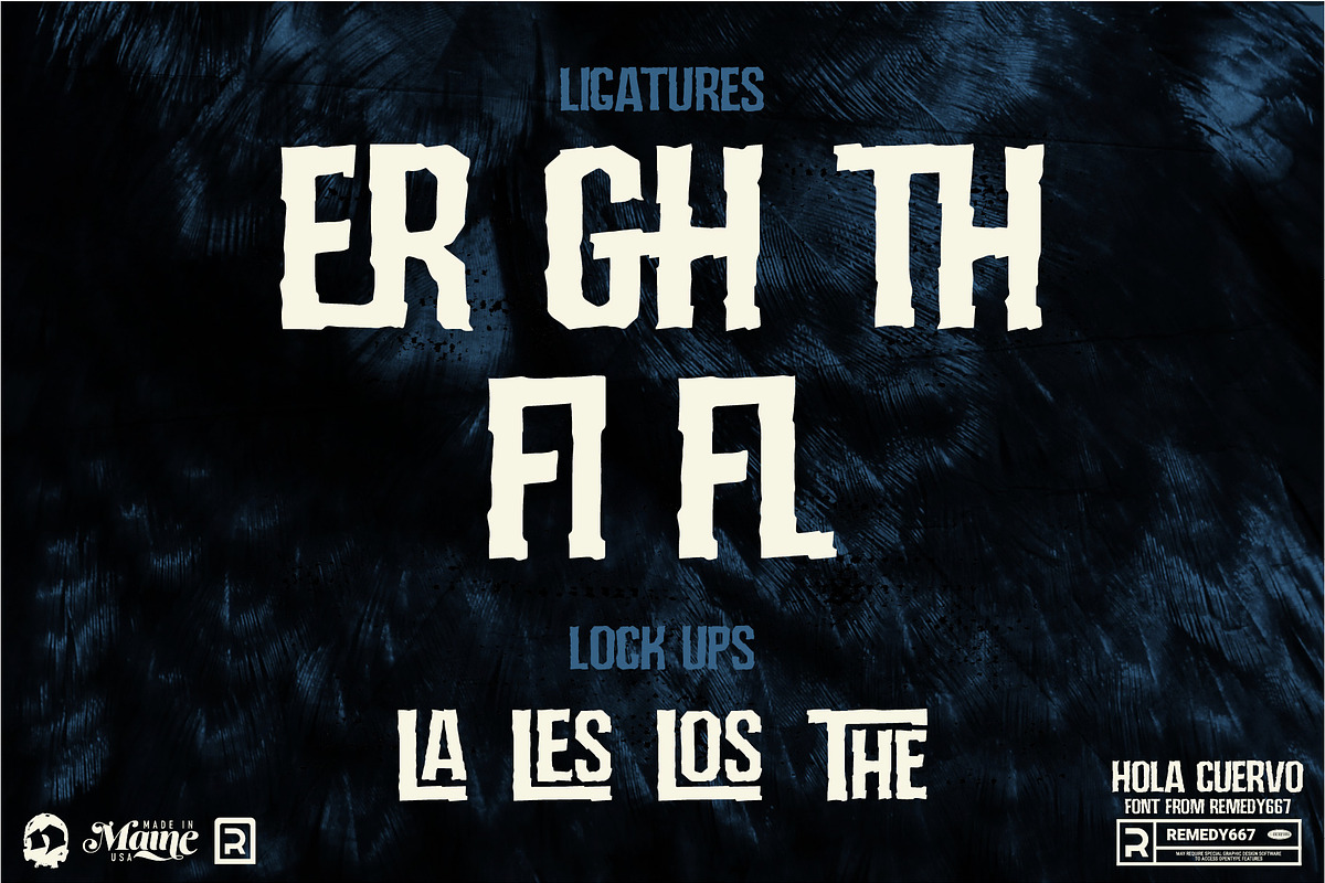 Hola Cuervo, a Sans Serif Font by Remedy667 (Photo 8 of 11)