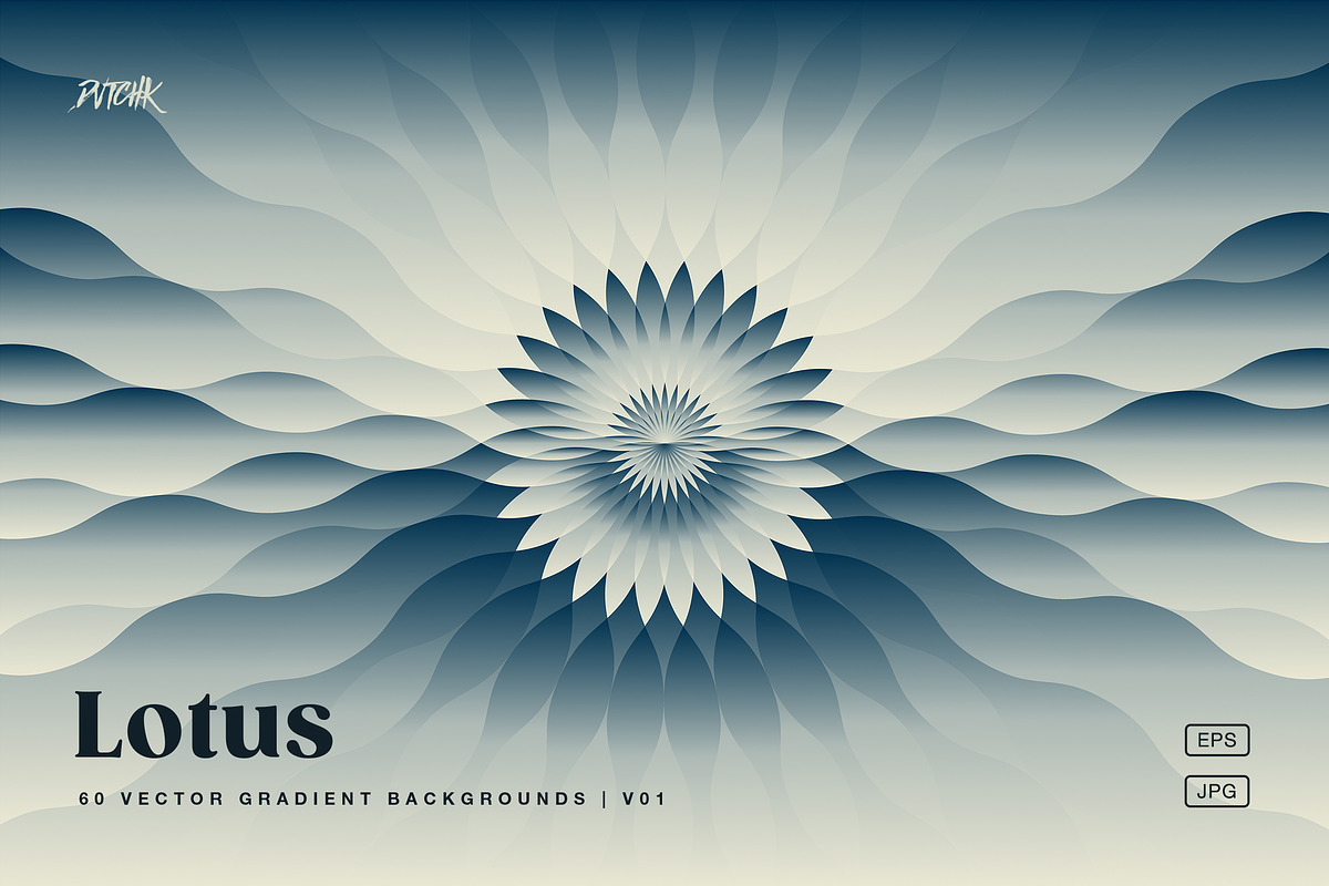 Lotus - Zen Gradient Backgrounds V01, a Background Graphic by dvtchk (Photo 1 of 7)