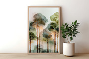 Watercolor Forest Illustration, a Decorative Illustration by Housui Patterns (Thumbnail 6 of 12)