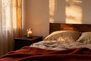 Cozy Hygge Bedroom Aesthetic, an Architecture Photo by Virgo Studio