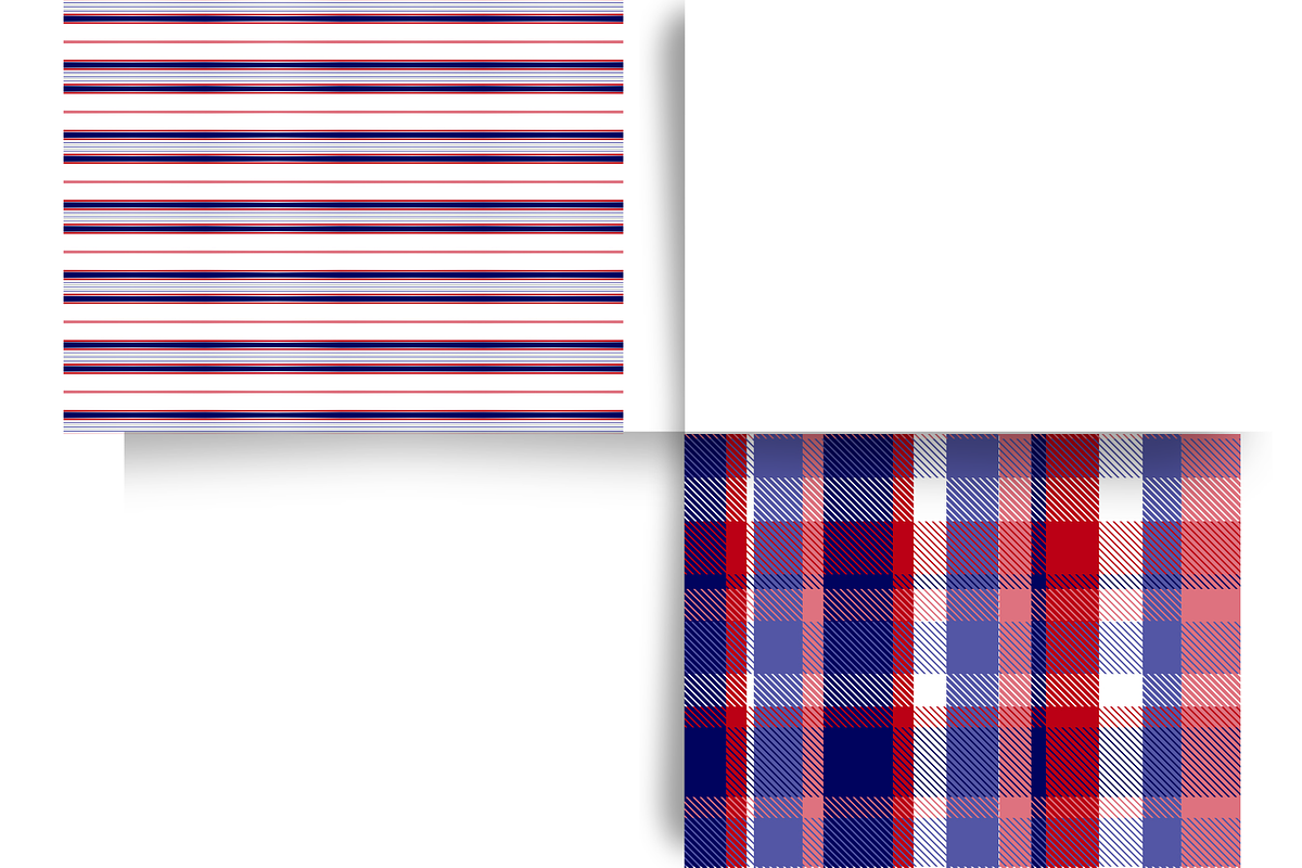 Farmhouse Blue Pattern Collection, a Pattern Graphic by Earley Bird Design Studio (Photo 2 of 6)