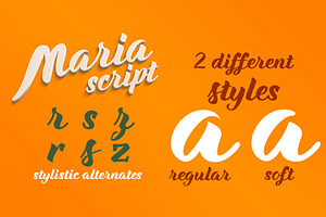 Maria Script Font Family