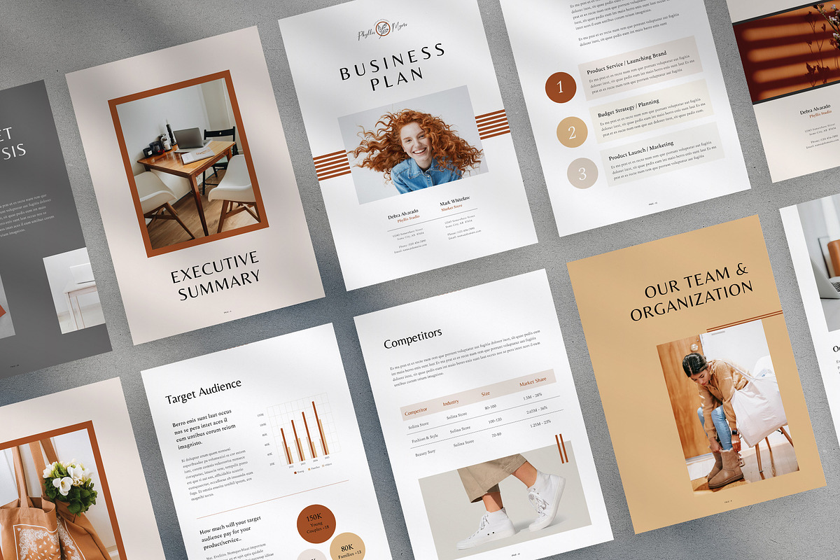 Ecommerce Business Plan / Canva, a Brochure Template by BrochuresFactory (Photo 2 of 11)