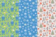 12 Christmas patterns, a Pattern Graphic by natsa (Thumbnail 5 of 6)