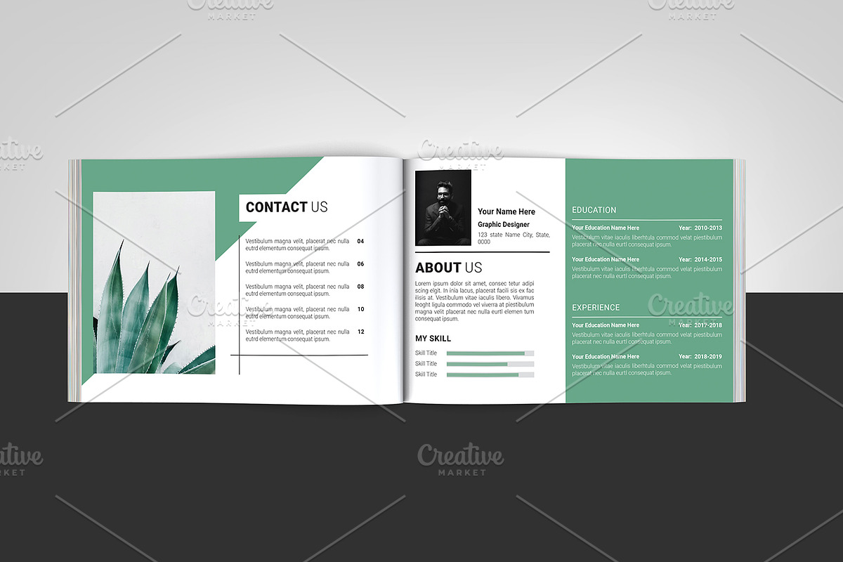 Graphic Design Portfolio V1015, a Brochure Template by Template Shop (Photo 4 of 11)