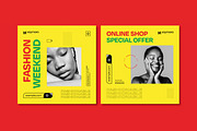 Bold Fashion Social Media Post, a Social Media Template by MightyDesign (Thumbnail 3 of 8)