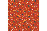 Terra Cotta Abstract Floral Seamless, a Pattern Graphic by Sharon Schwalbe (Thumbnail 3 of 4)