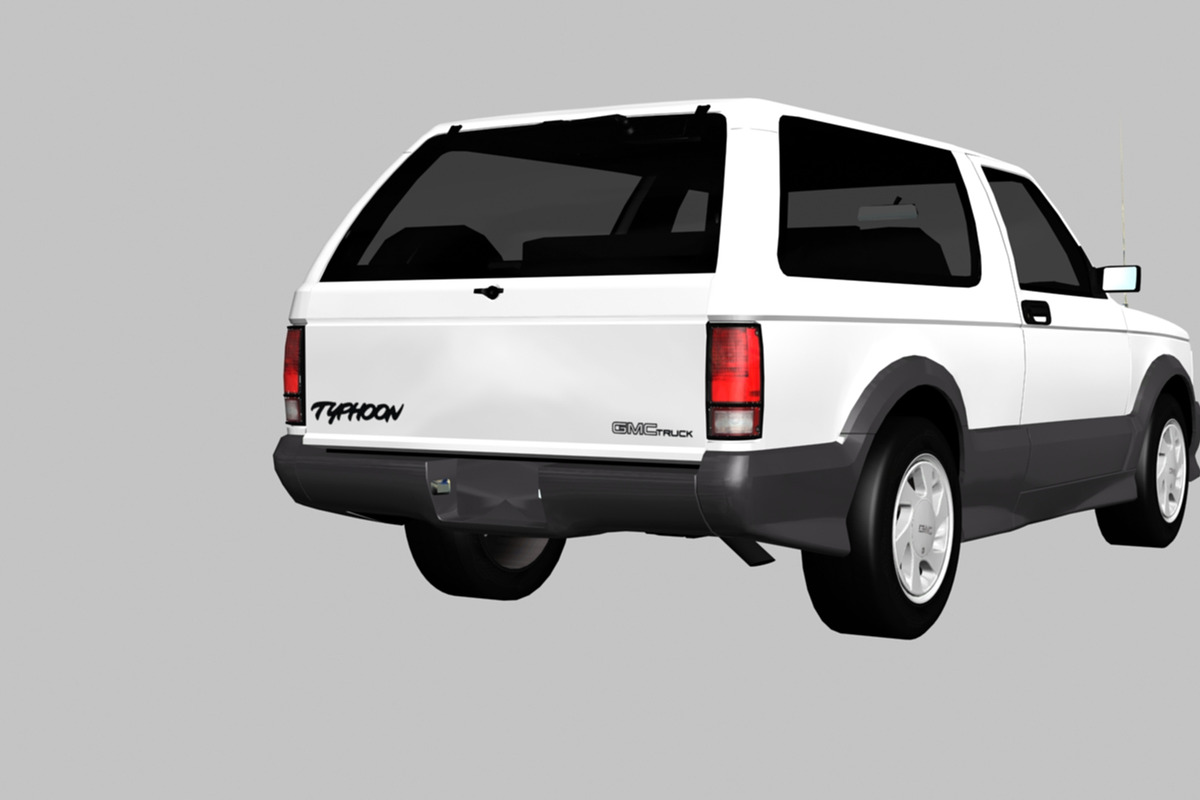GMC Typhoon 1992, a Cars & Vehicle 3D Model by valtriiu (Photo 2 of 12)