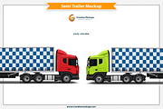 Semi Trailer Mockup, an Advertising Mockup by Plus Media (Thumbnail 3 of 4)