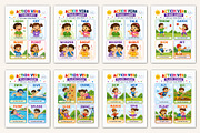 Action Verb Flash Cards, a Stationery Template by Designmela01 (Thumbnail 2 of 5)
