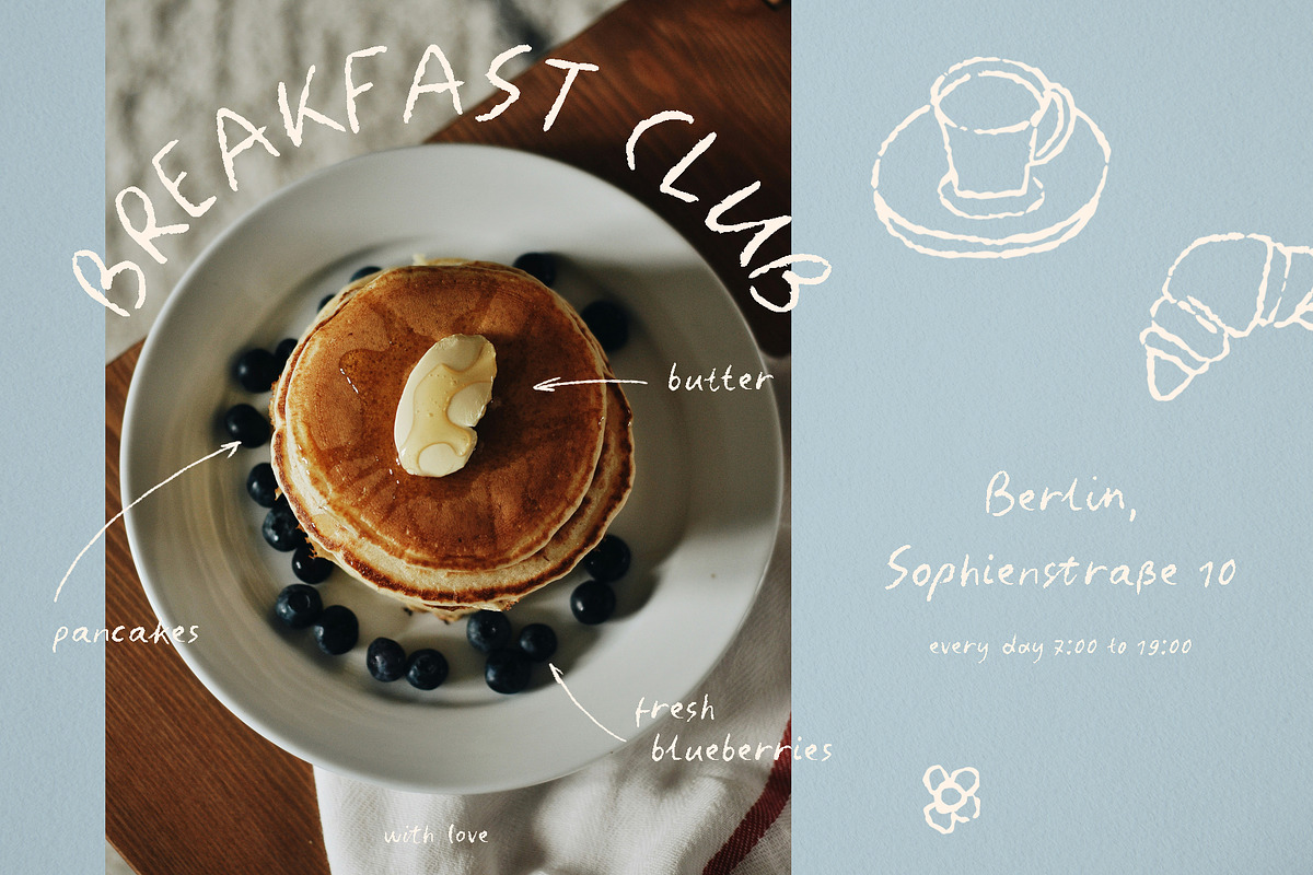 Coarse Ground Handwritten Font, a Handwritten Font by Cute Atelier (Photo 11 of 11)