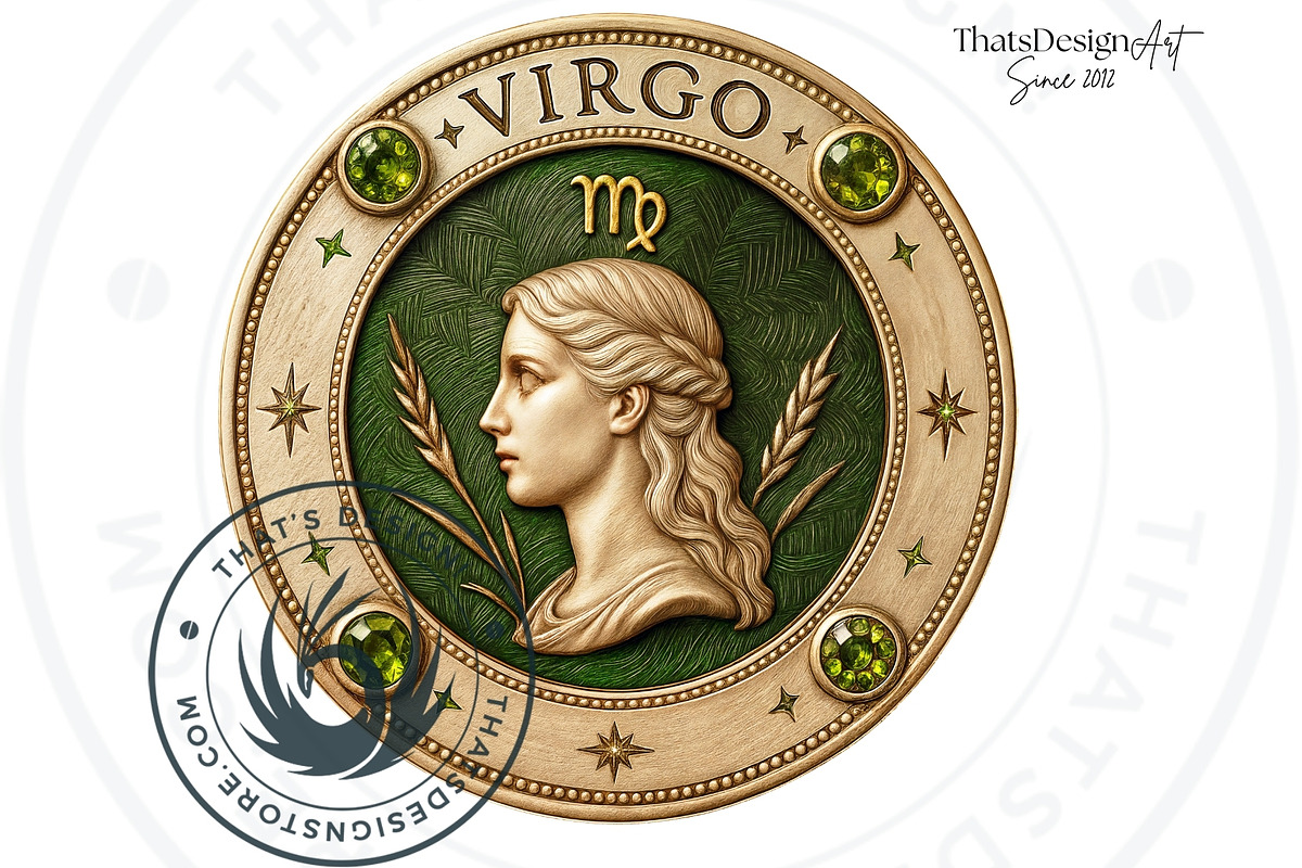 Renaissance Zodiac signs horoscope, a Decorative Illustration by ThatsDesignArt (Photo 4 of 10)