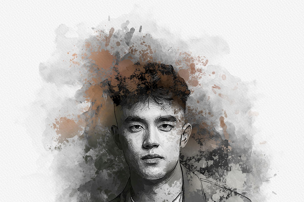 Mixed Art Watercolor Effect Template, an Action Add-On by MRI STUDIO (Photo 21 of 24)