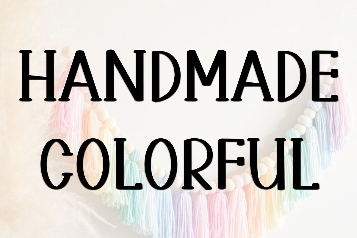 Mockup Handmade, a Script Font by InermediaSTUDIO (Photo 3 of 7)