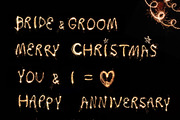 Sparklers Alphabet Photo Overlays preview 2