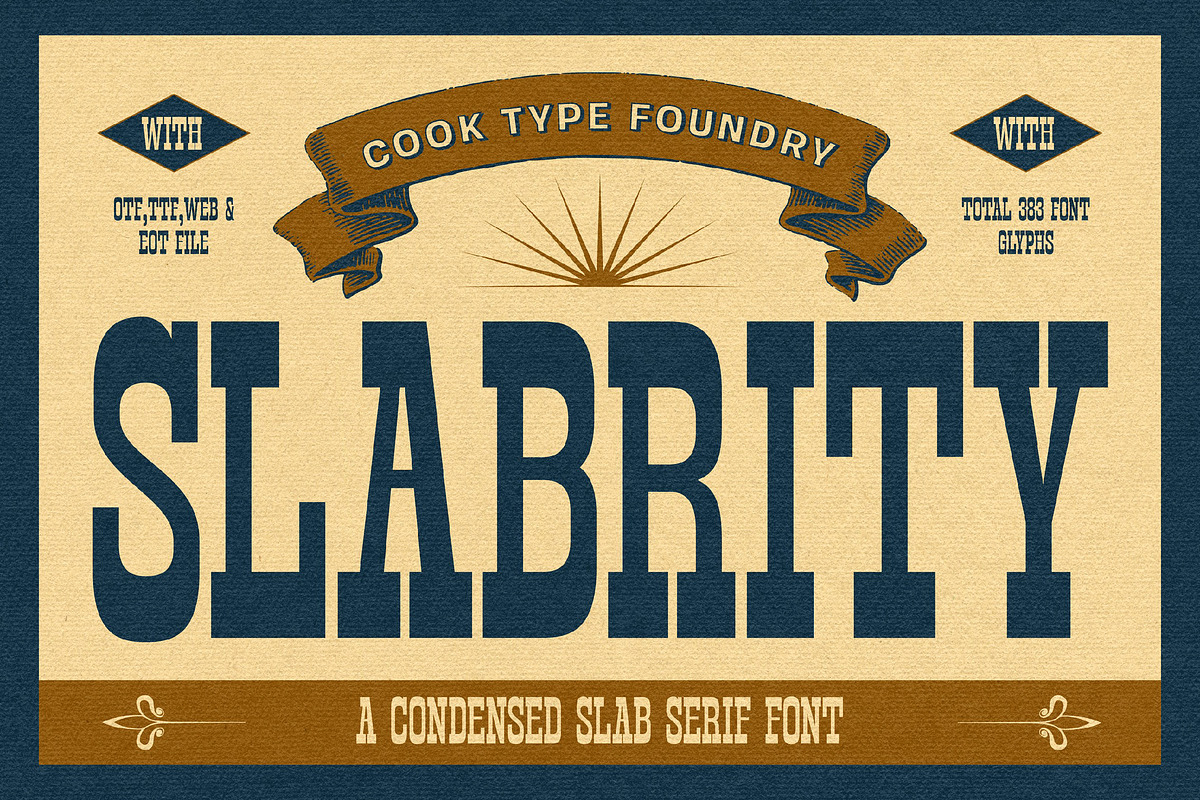Slabrity, a Slab Serif Font by graphicook (Photo 1 of 10)