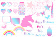 Magical Unicorns, Einhorn, Pink, an Illustration by Mia's Graphic Design (Thumbnail 6 of 9)