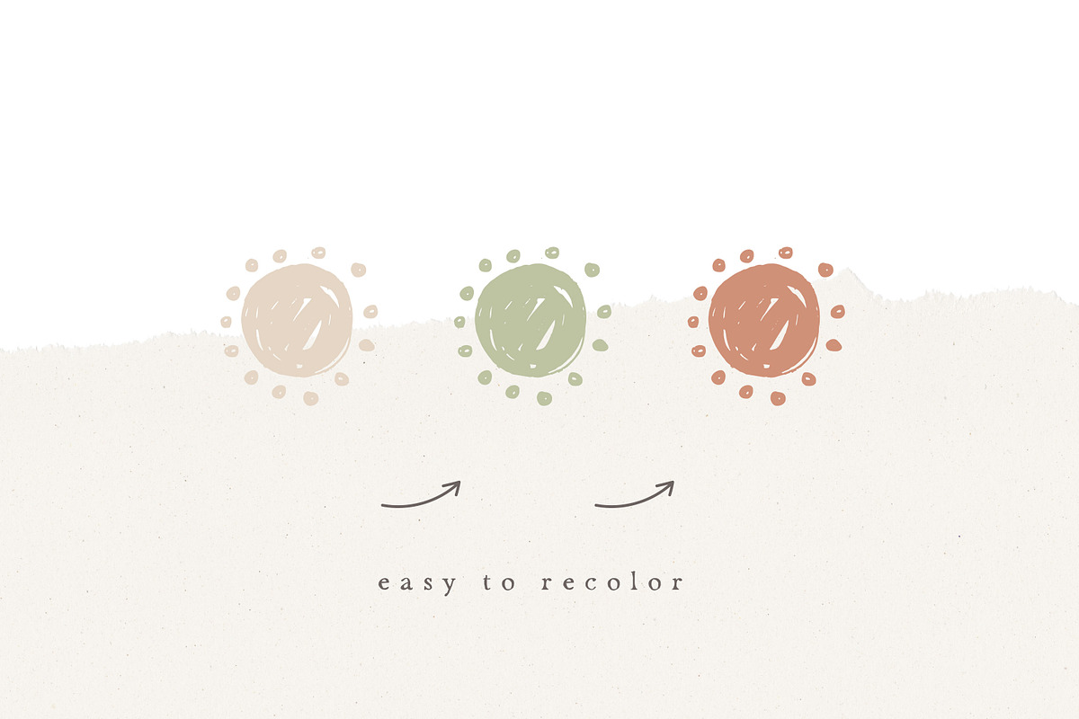 SUN ILLUSTRATION / vector & png, an Illustration by KruthDesign (Photo 3 of 7)